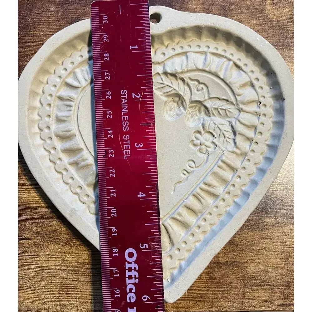 The Cookie Stamp 1990 Hill Design Bee Heart Flowers Brown Bag Cookie Art Press